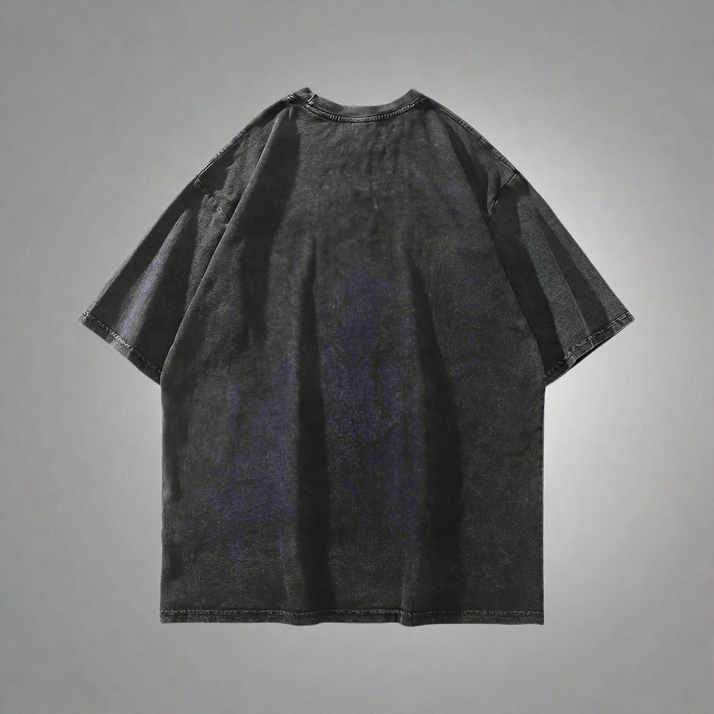 Oversized Vintage Bear Tee "Don't Hug Me"